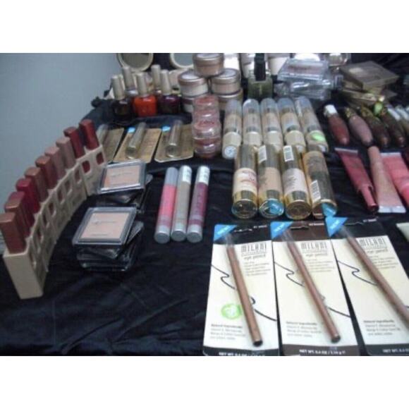 Mixed Makeup Beauty Lot: 30pc Reseller Box Cosmetics Covergirl Jordana & More